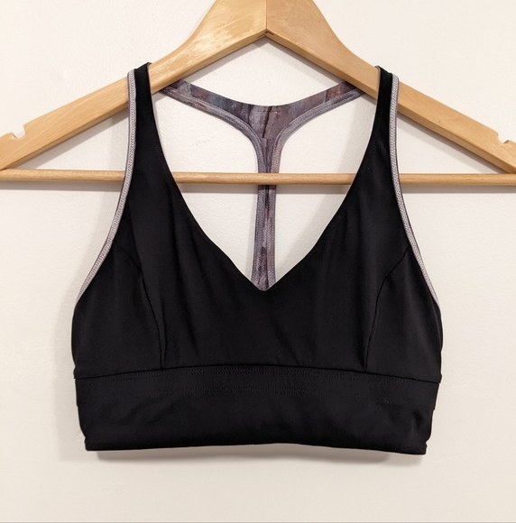 Lululemon Retreat Bra Mini Hazy Horizon Storm Mauve Bark Berry/Black 2 - Picture 11 of 16